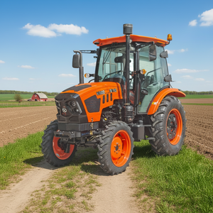 80hp 4x4 AC Cabina <span class=keywords><strong>Traktor</strong></span> Motor diésel Tractor agrícola Sistema hidráulico Trator - Product Image 1