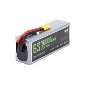 Batería de Litio de Estado Sólido para Drones de 6S 20Ah, Alta Densidad de Potencia y Peso Ligero - Product Image 1