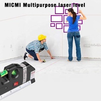 Outil de ligne de niveau laser Kit de niveau laser polyvalent Outil de faisceau de niveau laser croisé standard
