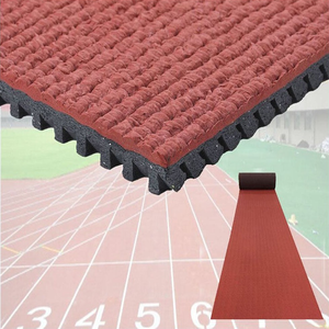 Piste de course préfabriquée respectueuse de l'environnement revêtement de sol en tartan piste de sport suivi de course en tartan - Product Image 2