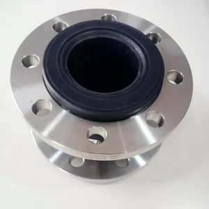 Junção de expansão de borracha flexível flanged