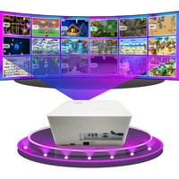 Projecteur holographique 3D, projection interactive murale holographique immersive, 60 jeux, projection de smash the ball, machine tout-en-un