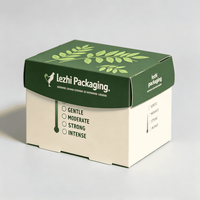 Boîte d'emballage pour restaurant à emporter, en papier résistant, personnalisée avec logo imprimé en couleur, pour hamburgers, sandwichs, frites, poulet frit