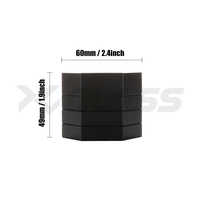 Entrepôt américain 49 mm 60 mm Broyeurs à herbes en métal Broyeur Accessoires pour fumer des cigarettes Expédition depuis les États-Unis