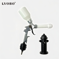 Pistolet de pulvérisation électrostatique automatique portatif LVOBO pour la peinture en poudre, facile à utiliser