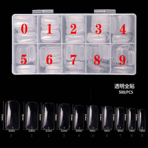 500 Uds./Caja, Puntas de <span class=keywords><strong>Uñas</strong></span> Estilo Francés, Puntas de <span class=keywords><strong>Uñas</strong></span> Semi-Adheridas y Totalmente Adheridas en Caja - Product Image 5