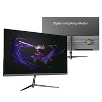 Nuevo Monitor para Juegos Ultrafino sin Marco de 27 Pulgadas FHD 1080P 75Hz, Pantalla LCD IPS para PC de Escritorio, Pantalla Ancha con Retroiluminación HDR RGB