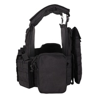 Gilet tactique personnalisé en polyester respirant, imperméable, à séchage rapide, camouflage, pour entraînement extérieur, avec sac de poitrine