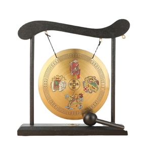 Campanas de Viento Decorativas, Gong de Latón Fundido, Artesanía para Decoración del Hogar, Gong de Metal Fundido - Product Image 1