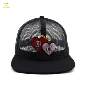 Gorras de béisbol de malla completa, gorros de béisbol de malla completa personalizada