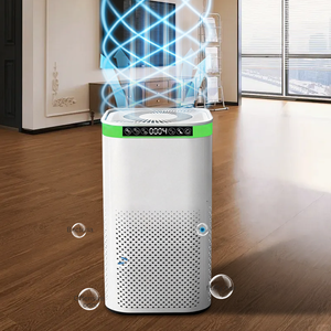 جهاز تنقية هواء منزلي محمول مخصص خالٍ من الأوزون مع فلتر HEPA H11 وتعقيم بالأشعة فوق البنفسجية وتحكم باللمس للمستشفيات والعيادات - Product Image 1