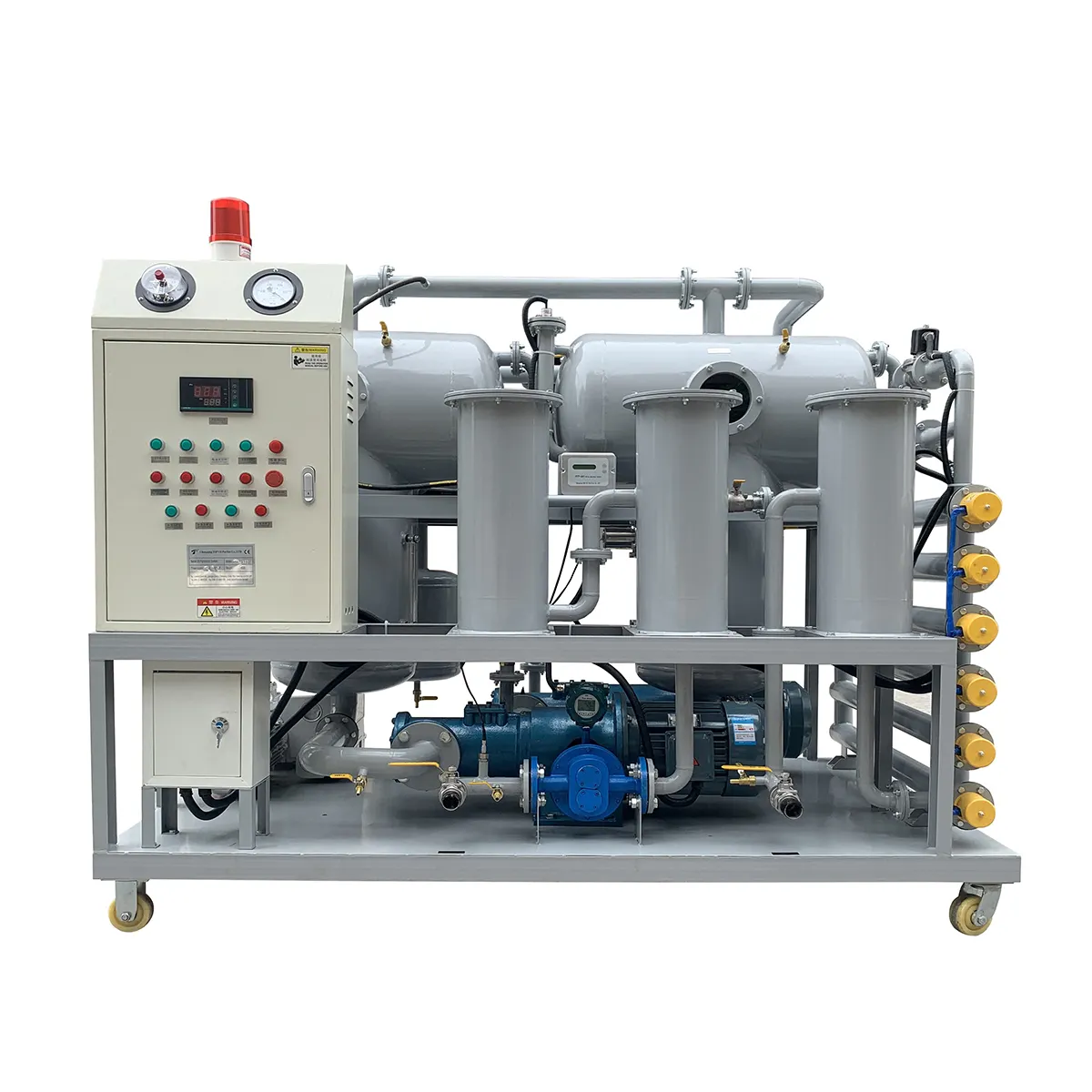 シリーズZYDダブルステージ真空変圧器油清浄機は、2つの真空タンクで再生する絶縁油を使用します