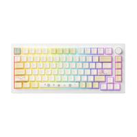 Teclado Akko MonsGeek M1W V2 de 82 Teclas, 75%, Tri-Modo, Aluminio, Gasket, Hot Swappable, RGB, 6000mAh, con Perilla, para Juegos de PC