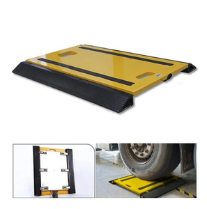 पोर्टेबल मोबाइल ट्रक स्केल एलसीडी डिस्प्ले ओएम डी अनुकूलित एल्यूमीनियम मिश्र धातु एक्सल लोड व्हील स्केल कारों और ट्रकों के लिए - Product Image 4