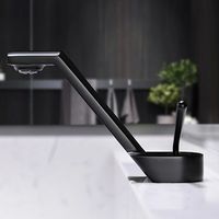 Grifo termostático de latón moderno para lavabo, con válvula de cerámica, monomando, para baño.