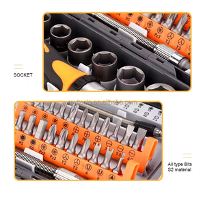 68Pcs Ratchet <b>Screwdriver</b> <b>Set</b> Magnetic Slotted Bits Length Adjustable Repair Hand Tool MYJ-SCS-X6068 Ratchet Screwdriv - Product Image 4