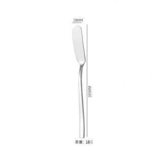 Decorating Knife Cream Scraper 304 Stainless Steel Manufacturers Tableware Jam Cheese Knife Long Handle Butter Knife - Product Image 2
