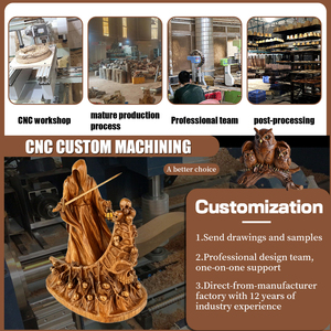 Tùy chỉnh CNC gia công dịch vụ nhanh chóng prototyping gỗ khắc trang trí thủ công mỹ nghệ bao gồm khoan Kết Thúc-cạnh tranh bán buôn - Product Image 6