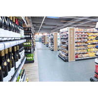 Étagère gondole de supermarché robuste, étagère de supermarché de magasin de détail personnalisée