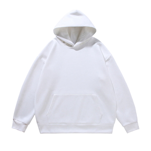 OEM Blanks Custom Printed Washed 3D Embroidery Solid Polyester Eco-Friendly Breathable Hoodies Sweatshirts <b>Men</b> with pockets - Product Image 4