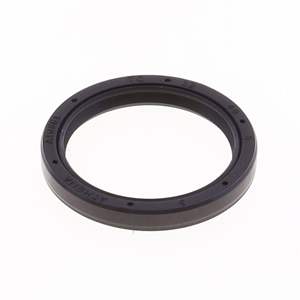 Sello de aceite con exterior de goma 32x40x5mm en FKM con un labio de sellado, un labio de polvo y resorte - Product Image 1