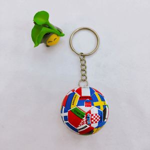 2026 New Arrive 3D Football PVC Keychain Custom Creative Mini Soccer <b>Keyring</b> Sporty Fashion Trend for for Promotional - Product Image 6