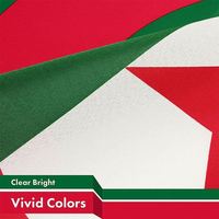 Drapeau promotionnel 3x5 pieds en polyester 100D, à double couture, pour l'Algérie, drapeau national arabe