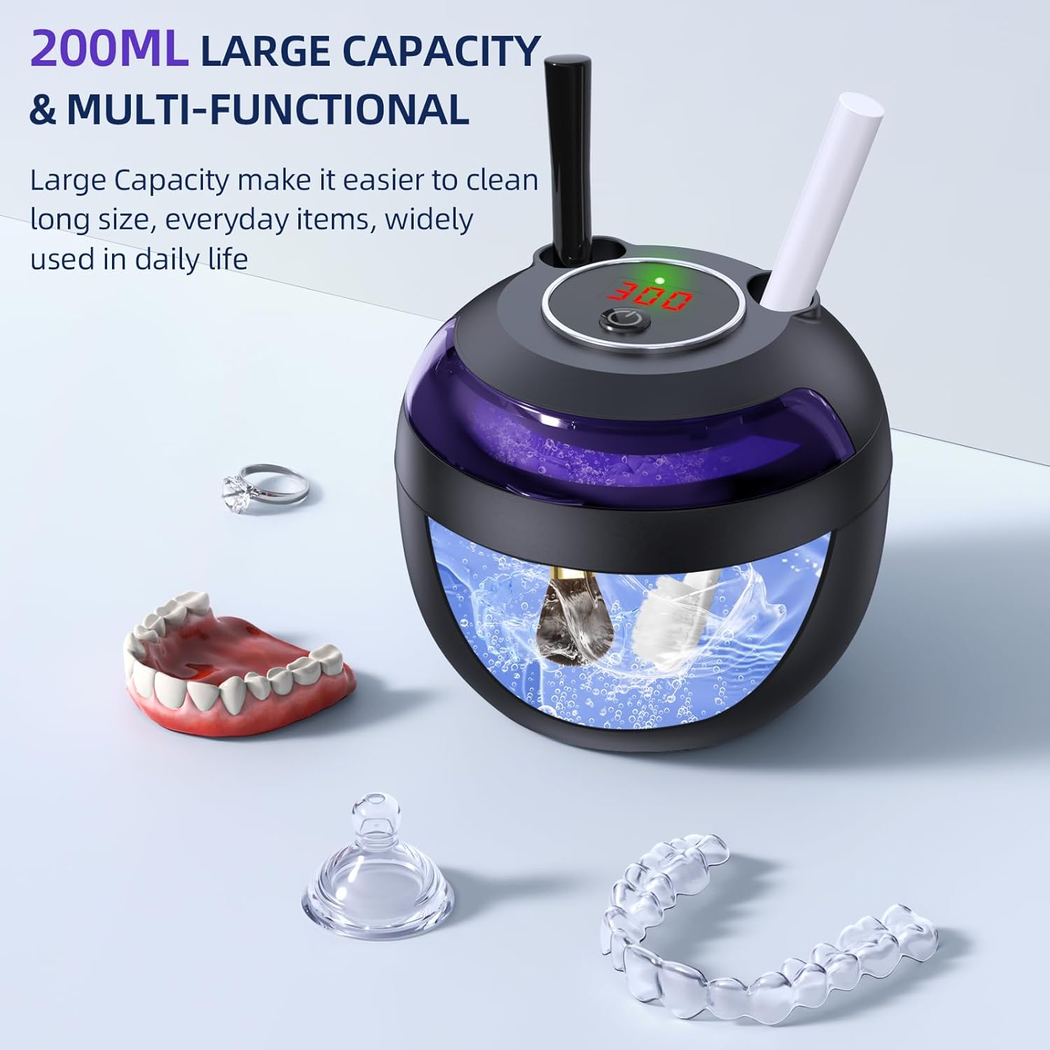 ultrasonic denture cleaner
