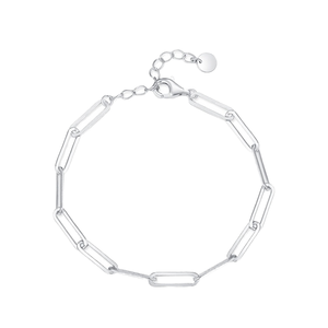 Wholesale 925 Sterling Silver Zircon Charm <b>Adjustable</b> <b>Bracelet</b> for Women Trendy Gift for Birthday Valentine's Day - Product Image 1