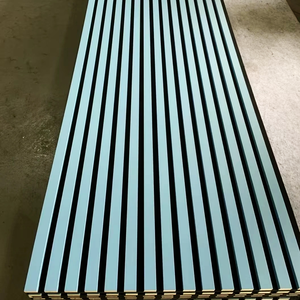 Panel Acústico de Listones de Madera Personalizable con Fieltro Ignífugo para Apartamentos, Aulas y Pasillos de Hotel 21*600*2400mm Fl 2 - Product Image 1