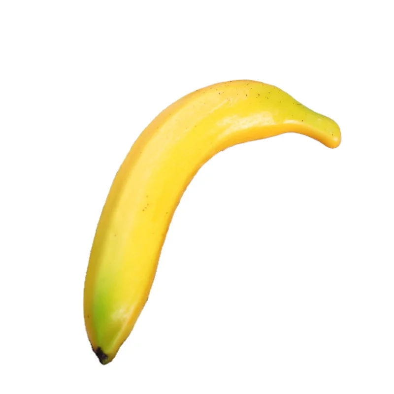 Banane artificielle-fruits jaunes bananes décoratives faux plastique