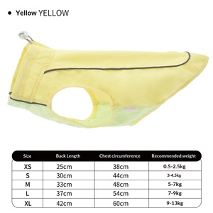 Chaleco de Verano para Mascotas, Personalizable OEM, Protección <span class=keywords><strong>Solar</strong></span>, Delgado, Transpirable y Ligero, para Perros Pequeños - Product Image 5
