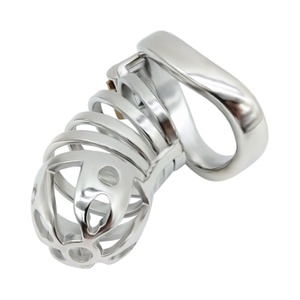 Dispositivo de Castidad Masculino de Acero Inoxidable FRRK, Jaula de Castidad SM, Herramientas Sexuales, Dispositivo de Castidad para Hombres - Product Image 6