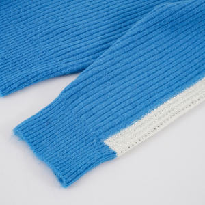 Maglione lavorato a <span class=keywords><strong>maglia</strong></span> da <span class=keywords><strong>donna</strong></span> personalizzato a manica lunga con spalle scoperte da <span class=keywords><strong>donna</strong></span> Pullover in <span class=keywords><strong>maglia</strong></span> con perline da <span class=keywords><strong>donna</strong></span> - Product Image 5