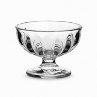 Bol à dessert en verre transparent de 180 ml, coupe à crème glacée, vaisselle de table pour buffet commercial, restaurant