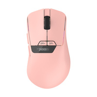 Souris de jeu filaire 3 en 1 nouvelle génération 2.4G BT, souris de jeu optique professionnelle 7D 26000 DPI, souris ergonomique OLED RGB pour PC