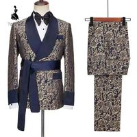 Blazer Formal Híbrido Británico-Coreano YZ, Elegante y Moderno, para Actividades Empresariales, Bodas, Ceremonias y Banquetes
