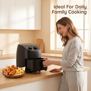 2026 Meilleure vente économique Four friteuse à air manuel compact 3,5 L, four <span class=keywords><strong>grille</strong></span>-<span class=keywords><strong>pain</strong></span> et friteuse à air - Product Image 5