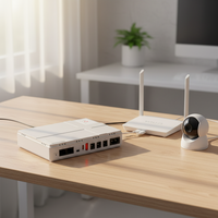 QIXIN Mini DC UPS 10400mAh 12V Output Baterai Lithium untuk Router WiFi