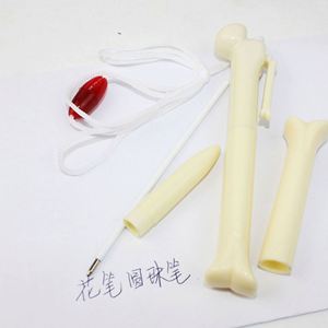 Stylo à bille créatif de haute qualité en forme d'os réaliste, papeterie originale - Product Image 1