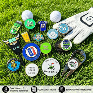 Herramienta de Reparación de Divots de Golf Personalizada con Punta Única y Marcador de Pelota, Set Metálico con Logotipo, Venta al por Mayor, Herramienta de Reparación de Divots de Golf en Blanco - Product Image 4