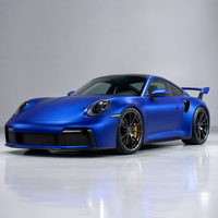 XP3M Film de protection de peinture (PPF) coloré pour voiture en TPU, finition satinée liquide bleu métallisé mat, 7,5 mil, auto-réparant, anti-rayures, anti-jaunissement