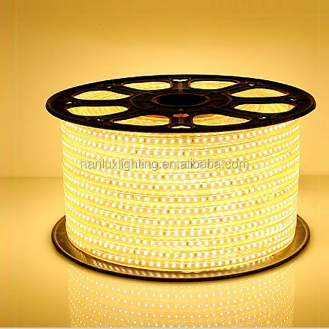 Waterproof IP65 led stripe SMD5050 led Tape light AC220V flexible 60 led strip light outdoor garden with EU plug