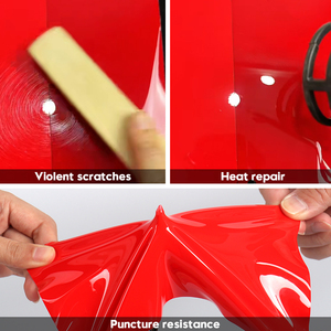 KML Poudre de rêve de rouge à couleur changeante Couverture de carrosserie Surface brillante et anti-rayures Film de protection de la peinture de voiture en TPU PPF - Product Image 2