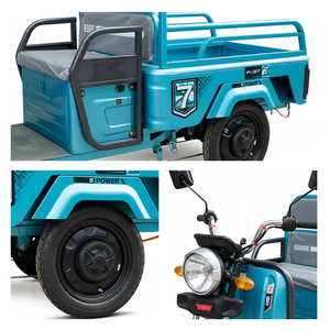 Motocicleta Triciclo Eléctrica de 500W para Transporte, Triciclo Eléctrico de Carga, Camión de Carga Agrícola, Triciclo de Carga Motorizado - Product Image 3