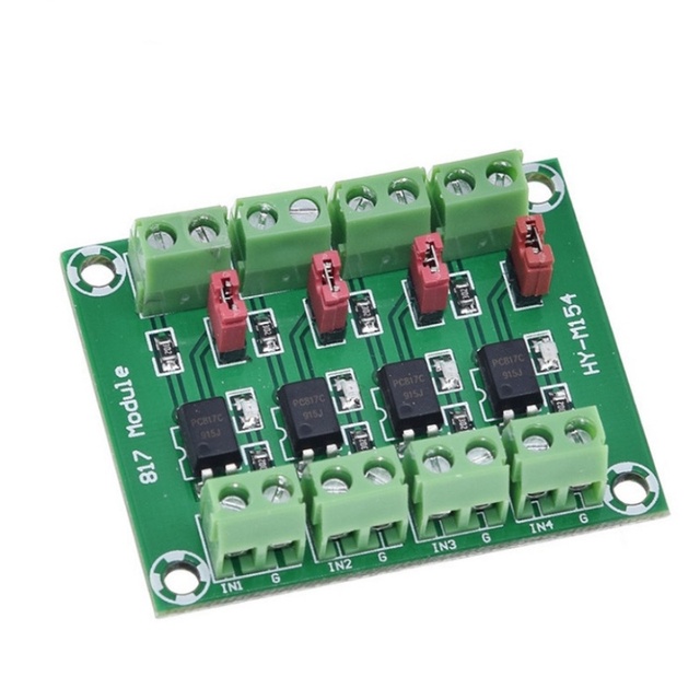 OKY2122-1 PC817 4 Channel Optocoupler Isolation Board Voltage Converter Adapter Module