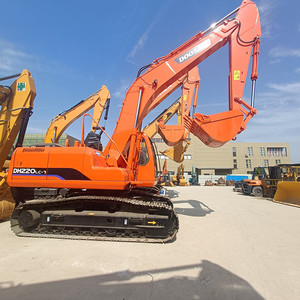 Excavatrice sur chenilles d'occasion Doosan DH220LC-7 Dx225 de 22 tonnes, modèle 2019, moteur et pompe inclus, machine prête à l'emploi, à vendre - Product Image 4