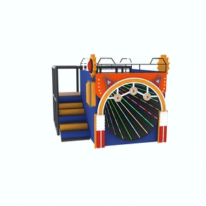 Nouveau design populaire enfants toboggan klaxon sur le thème des manèges amusants en fibre de verre pour aire de jeux intérieure école parc d'attractions éducatif en plastique - Product Image 5