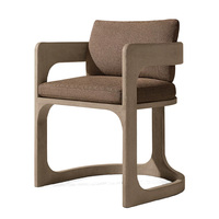Ensemble de salle à manger de luxe pour jardin, mobilier en teck massif résistant aux intempéries, table et chaises d'extérieur pour villa et balcon