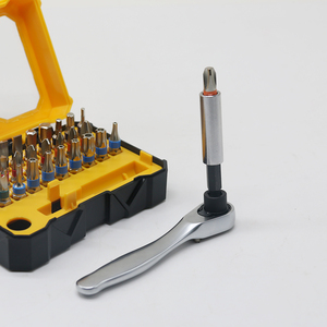 32 in 1 Ratchet Screwdriver <b>Set</b> Steel Power Screw <b>Drivers</b> Tool Magnetic Batch Head Mini Box Potable 32 in 1 Ratchet Screwdriver - Product Image 2